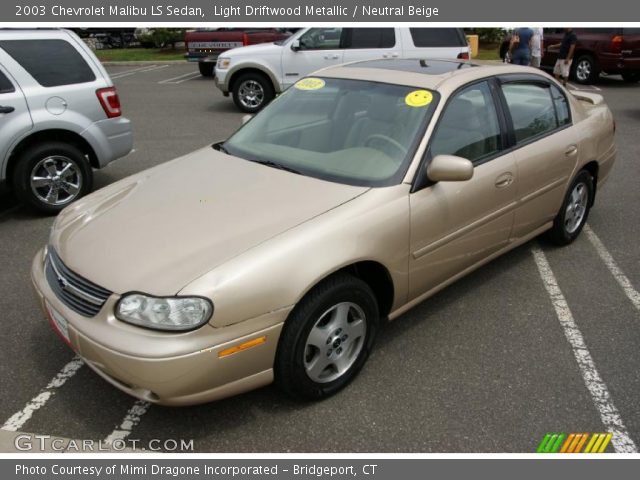 2003 Chevrolet Malibu LS Sedan in Light Driftwood Metallic