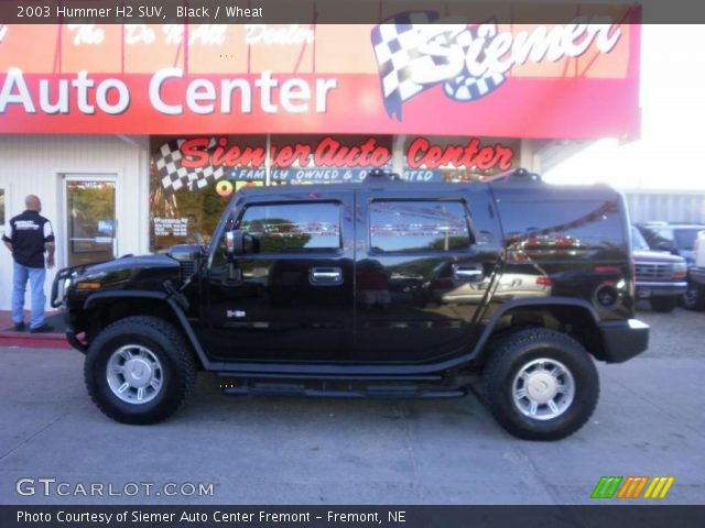 2003 Hummer H2 SUV in Black