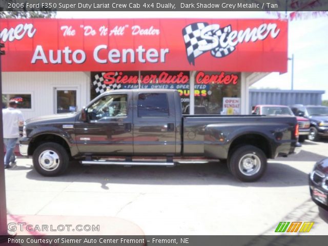 2006 Ford F350 Super Duty Lariat Crew Cab 4x4 Dually in Dark Shadow Grey Metallic