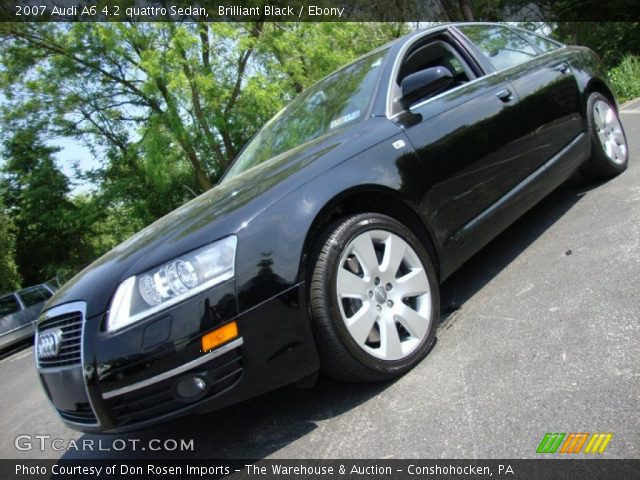 2007 Audi A6 4.2 quattro Sedan in Brilliant Black