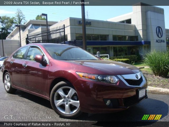 2009 Acura TSX Sedan in Basque Red Pearl