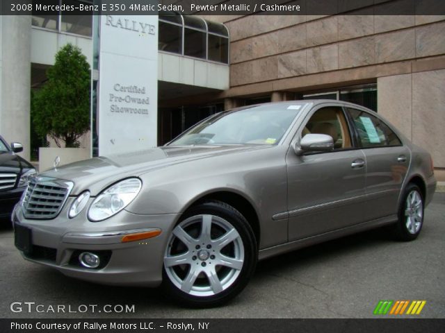 2008 Mercedes-Benz E 350 4Matic Sedan in Pewter Metallic