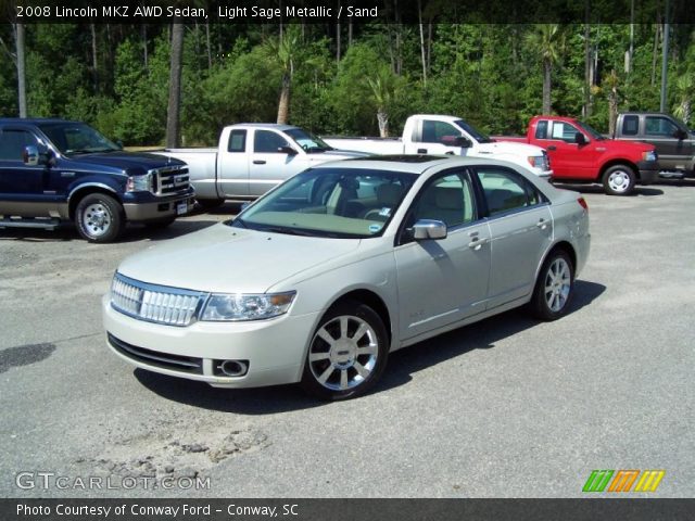 2008 Lincoln MKZ AWD Sedan in Light Sage Metallic