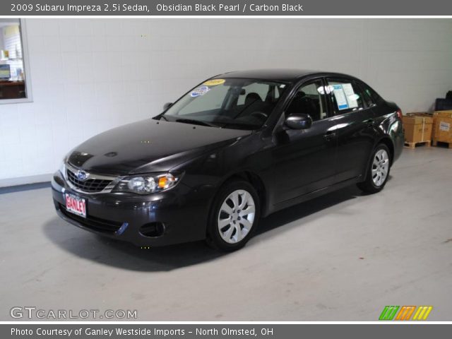 2009 Subaru Impreza 2.5i Sedan in Obsidian Black Pearl