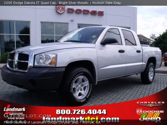2006 Dodge Dakota ST Quad Cab in Bright Silver Metallic
