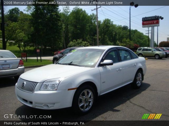 2008 Mercury Sable Premier AWD Sedan in Oxford White