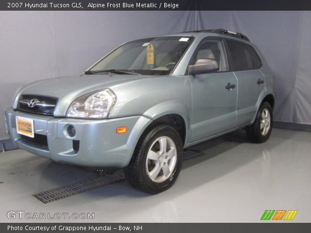 2007 Hyundai Tucson GLS in Alpine Frost Blue Metallic