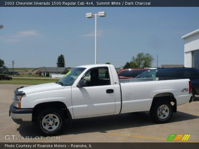2003 Chevrolet Silverado 1500 Regular Cab 4x4 in Summit White