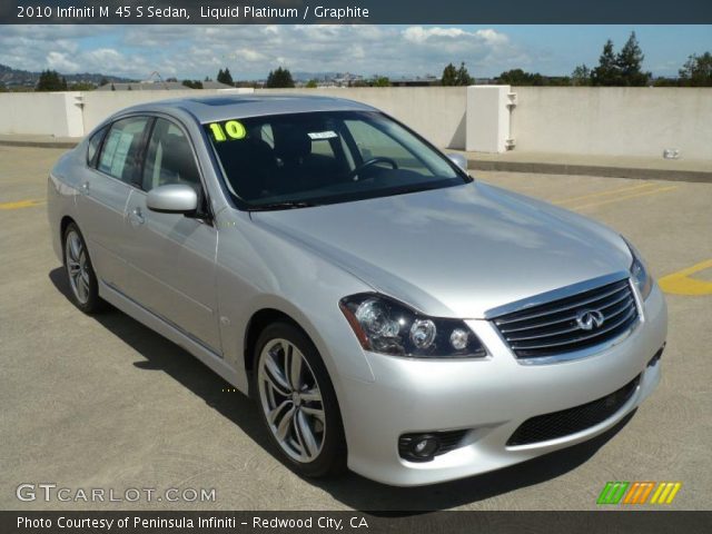 2010 Infiniti M 45 S Sedan in Liquid Platinum