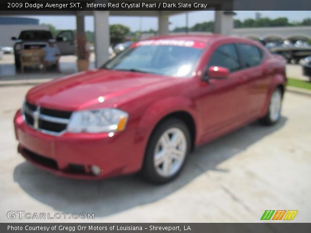 2009 Dodge Avenger SXT in Inferno Red Crystal Pearl