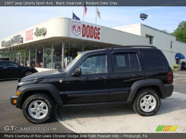 2007 Jeep Liberty Sport 4x4 in Black Clearcoat