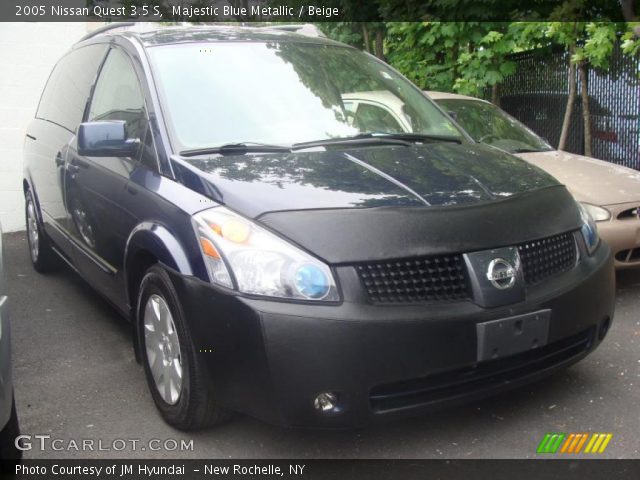 2005 Nissan Quest 3.5 S in Majestic Blue Metallic