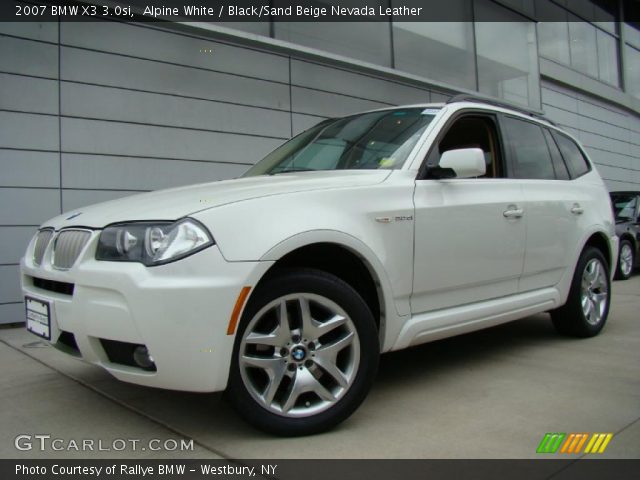 2007 BMW X3 3.0si in Alpine White