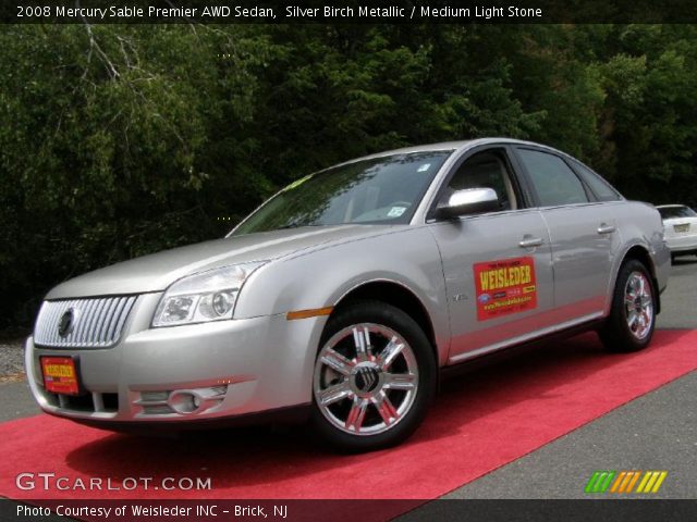 2008 Mercury Sable Premier AWD Sedan in Silver Birch Metallic