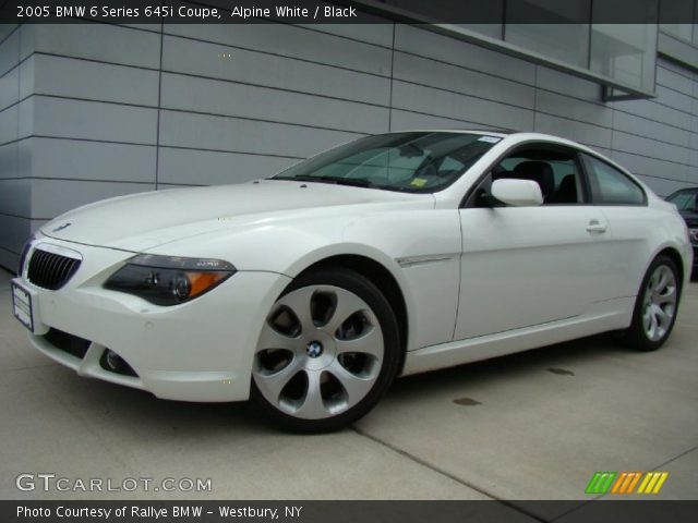 2005 BMW 6 Series 645i Coupe in Alpine White