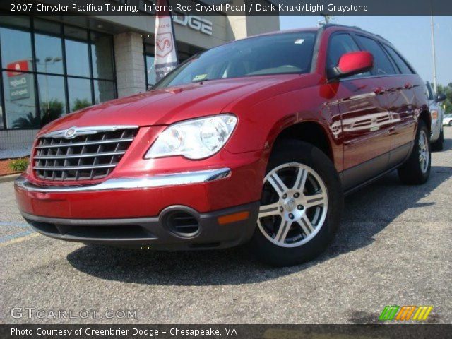 2007 Chrysler Pacifica Touring in Inferno Red Crystal Pearl