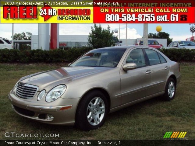2003 Mercedes-Benz E 320 Sedan in Desert Silver Metallic