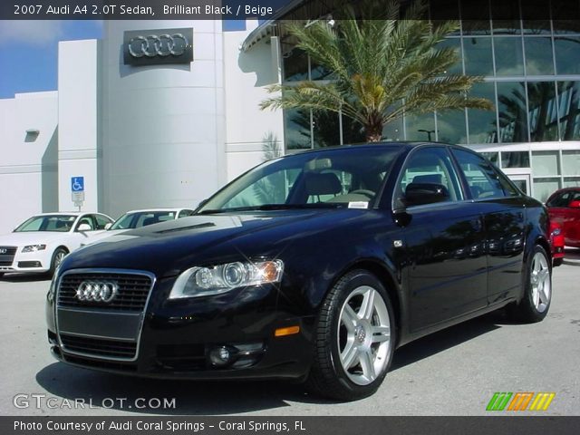 2007 Audi A4 2.0T Sedan in Brilliant Black