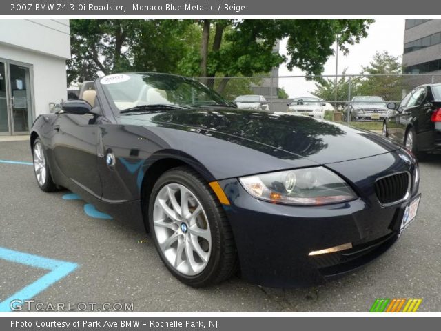 2007 BMW Z4 3.0i Roadster in Monaco Blue Metallic