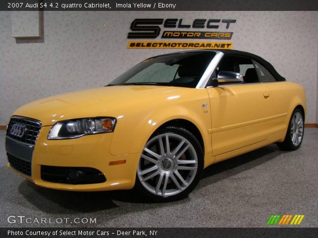 2007 Audi S4 4.2 quattro Cabriolet in Imola Yellow