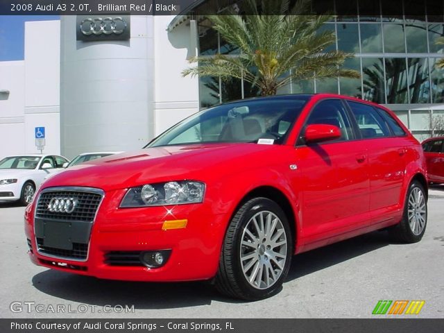 2008 Audi A3 2.0T in Brilliant Red