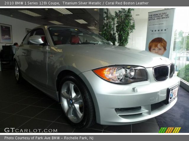 2010 BMW 1 Series 128i Coupe in Titanium Silver Metallic