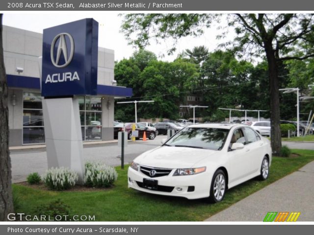 2008 Acura TSX Sedan in Alabaster Silver Metallic