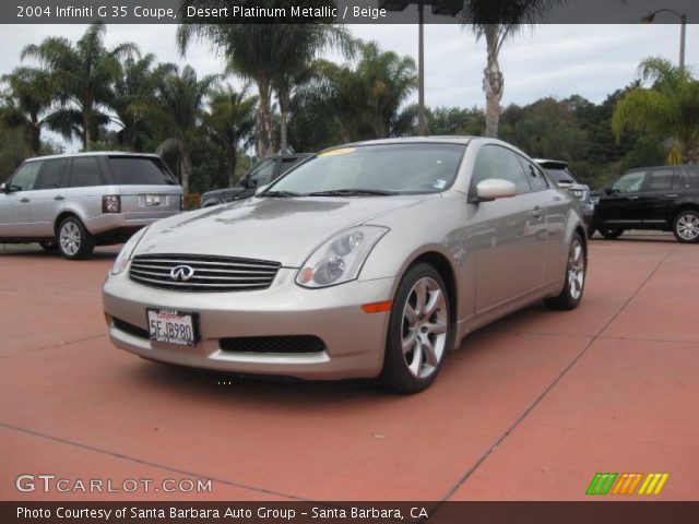 2004 Infiniti G 35 Coupe in Desert Platinum Metallic