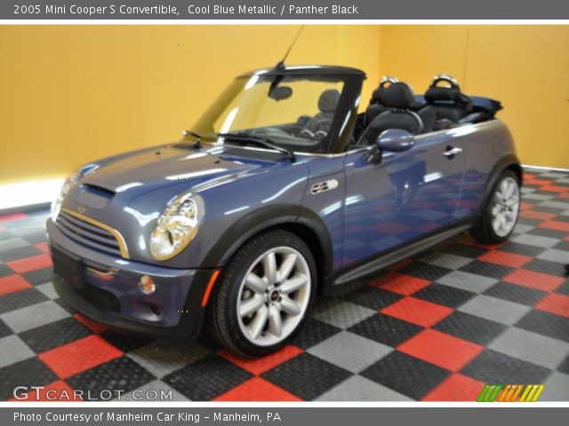 2005 Mini Cooper S Convertible in Cool Blue Metallic