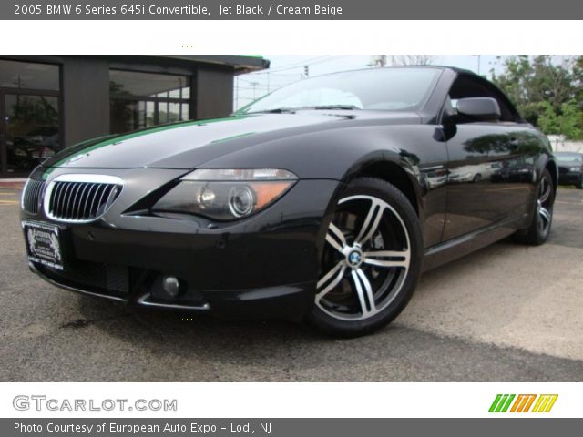 2005 BMW 6 Series 645i Convertible in Jet Black