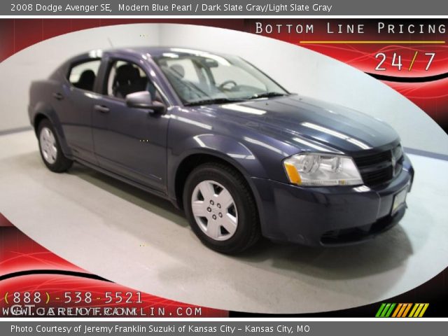 2008 Dodge Avenger SE in Modern Blue Pearl