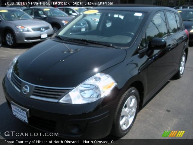 2009 Nissan Versa 1.8 SL Hatchback in Super Black
