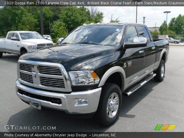 2010 Dodge Ram 2500 Laramie Crew Cab 4x4 in Brilliant Black Crystal Pearl