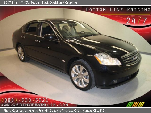 2007 Infiniti M 35x Sedan in Black Obsidian