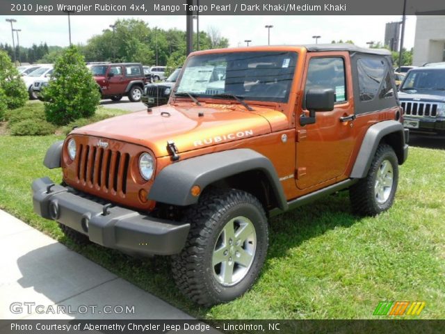 2010 Jeep Wrangler Rubicon 4x4 in Mango Tango Pearl