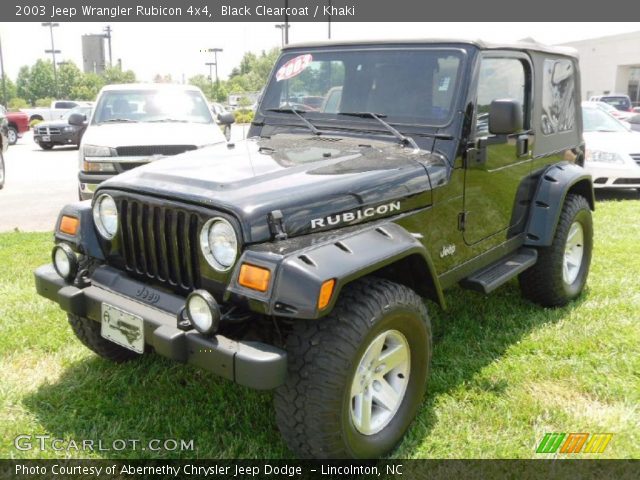 2003 Jeep Wrangler Rubicon 4x4 in Black Clearcoat