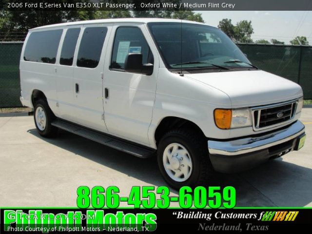 2006 Ford E Series Van E350 XLT Passenger in Oxford White