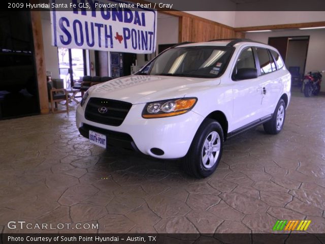 2009 Hyundai Santa Fe GLS in Powder White Pearl