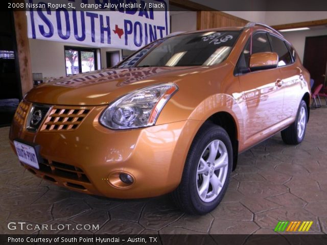 2008 Nissan Rogue SL in Orange Alloy Metallic
