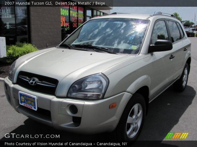 2007 Hyundai Tucson GLS in Desert Sage Metallic