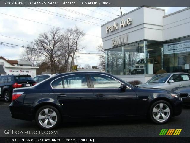 2007 BMW 5 Series 525i Sedan in Monaco Blue Metallic