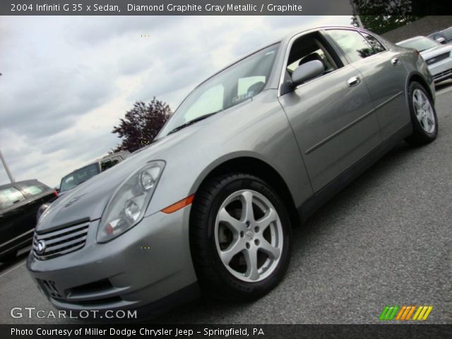 2004 Infiniti G 35 x Sedan in Diamond Graphite Gray Metallic