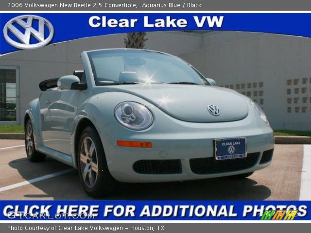 2006 Volkswagen New Beetle 2.5 Convertible in Aquarius Blue