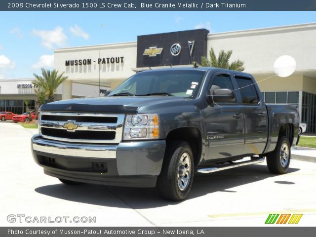 2008 Chevrolet Silverado 1500 LS Crew Cab in Blue Granite Metallic