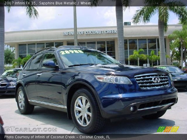 2007 Infiniti FX 35 in Sapphire Blue Metallic