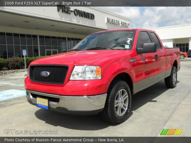 2006 Ford F150 XLT SuperCab in Bright Red