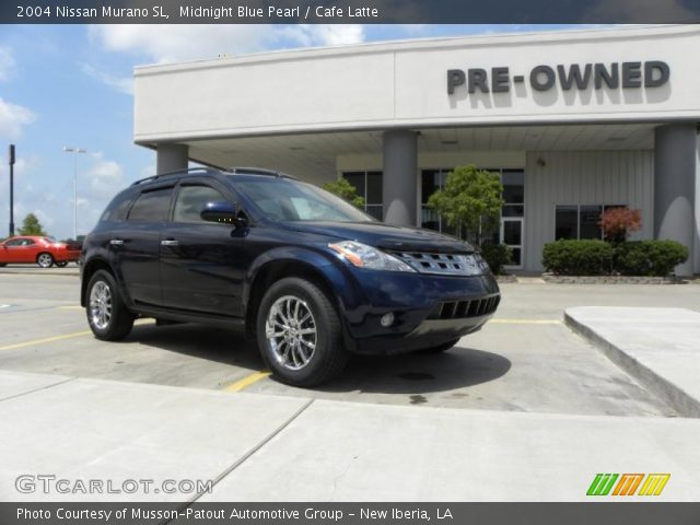 2004 Nissan Murano SL in Midnight Blue Pearl
