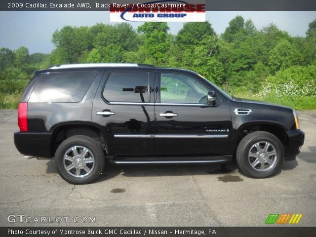 2009 Cadillac Escalade AWD in Black Raven