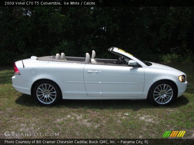 2009 Volvo C70 T5 Convertible in Ice White