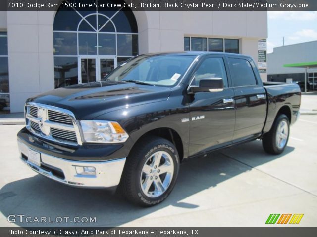 2010 Dodge Ram 1500 Lone Star Crew Cab in Brilliant Black Crystal Pearl